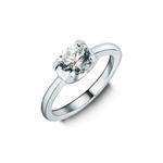 Кольцо-солитер с кристаллами Swarovski - 514 1