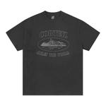 Футболки Corteiz Reflective Alcatraz Tee 'Triple Black' 2
