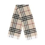 Шарфы Burberry Giant Check Cashmere Scarf 'Stone' 2