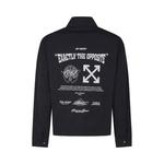 Рубашки Off-White рубашка-куртка Exact Opposite «Черный/Белый» 2