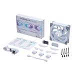 Phanteks D30 120мм PWM Reversed D-RGB обратный вентилятор - White белый (Single Pack одиночный) 4