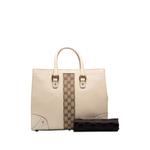 2000-2015 Calfskin and GG Canvas Nailhead tote bag 7
