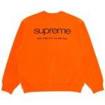 Свитеры Supreme NYC Crewneck 'Темно-оранжевый' 2