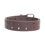 Ремень Stussy Punch Out Leather Belt 'Коричневый' 2