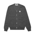 Кардиганы Comme des Garçons PLAY V-Neck Cardigan 'Grey' 1