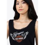 Harley-Davidson® Крылатое кружевное топ с блестками 3