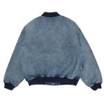 Джинсовые куртки Supreme Washed Knockout Denim Varsity Jacket 'Washed Blue' 2