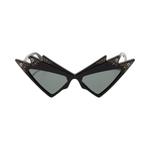 Gucci Кошачий глаз Солнцезащитные очки 'Черный/Серый' 1