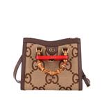 Маленькая сумка-тоут Diana NM Bamboo Handle Jumbo GG Canvas 1
