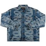 Джинсовые куртки Supreme x Hysteric Glamour Snake Denim Trucker Jacket 'Blue' 1