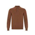 cashmere long-sleeve polo shirt 1