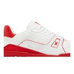 Кроссовки Louis Vuitton Trainer Low 'Белый красная подошва' 2