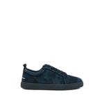 suede logo-print sneakers 1
