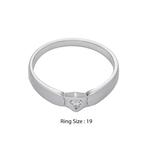 LITZ 18K кольцо с бриллиантом из белого золота SJ-RDX17086M 4