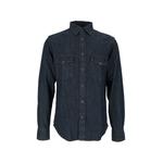 Western-style denim shirt 1