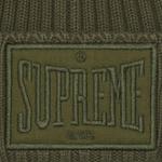Шапки-бини Supreme Overdyed Patch Beanie 'Olive' 3