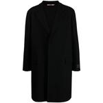 single-breasted wool-blend coat 1