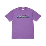 Футболки Supreme Tag Tee 'Purple' 1