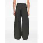 pinstripe-pattern pleated trousers 4