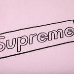Футболки Supreme x KAWS Chalk Logo Tee 'Light Pink' 2