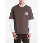 Sasteven logo-print slogan-print T-shirt 1
