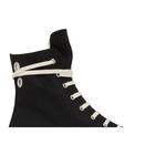 Кроссовки Rick Owens EDFU DRKSHDW Cotton Denim High 'Черное Молоко' 2