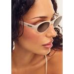 QUAY Солнцезащитные очки Aura Points - Bone/Tan 2