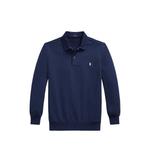 loopback fleece collared sweatshirt 1