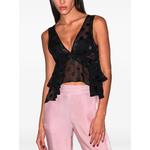 polka-dot ruffled blouse 4