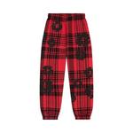 Штаны Denim Tears Plaid Cotton Wreath Sweatpants «Red» 2