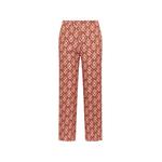 chain-print bootcut trousers 1