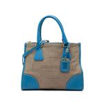 2010-2026 Saffiano Trimmed Canvas Canapa Logo Double Zip satchel 1