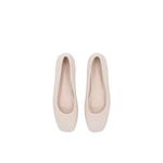 Балетки Beige Posie с люверсами 3