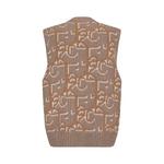 Свитеры Dior x Cactus Jack Свитер без рукавов оверсайз 'Beige/Brown' 2