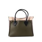 Сумка-тоут On My Side Leather with Monogram Canvas MM 2