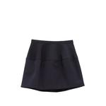 Balloon Anagram-embroidered flared mini skirt 1
