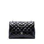 Большая сумка через плечо CC Quilted Patent Double Compartment Flap (2016-2017 годы) 1