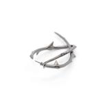 Rose Thorn Statement hoop earrings 2