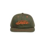 Бейсболка Stussy Mid Depth Service Strapback 'Deep Olive' 1