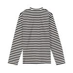 Футболки Comme des Garçons PLAY Striped 'Черный/Белый' 2