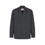 scarf-detail long-sleeve shirt 1