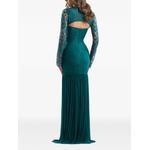 Forest lace-panelled long-sleeve bolero cardigan 3