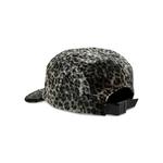 Кепки Supreme Leopard Velvet Camp Cap «Black» 3