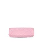 Kelly Top Handle Shopping Bag Quilted Shiny Aged Calfskin Mini satchel 3