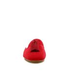 Tassel Detail Velvet Mules в красном цвете 4