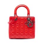 Сумка-сэтчел Patent Cannage Lady Dior среднего размера (2012 год) 1