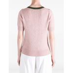 button-placket short-sleeve sweater 4