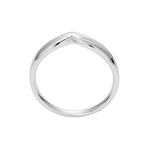 LITZ 18K Белое золото Кольцо с бриллиантом YF-YR7306 3