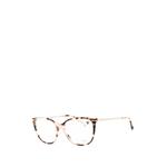 tortoiseshell-effect cat-eye glasses 2