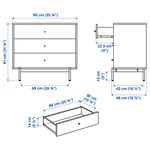 RÅDMANSÖ комод с 3 выдвижными ящиками 8